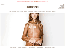 Tablet Screenshot of ca.forzieri.com