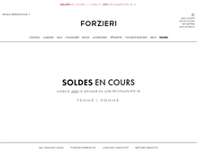 Tablet Screenshot of fr.forzieri.com