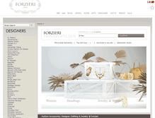 Tablet Screenshot of fashion.forzieri.com