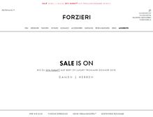 Tablet Screenshot of de.forzieri.com